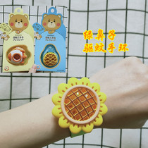Japan greennose green nose Mosquito Repellent Bracelet Children Baby Baby Baby anti mosquito watch safe outdoor