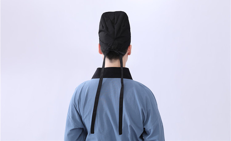 唐装汉服帽子四方平顶巾东坡帽书生帽秀才帽儒巾东坡巾汉服配饰男