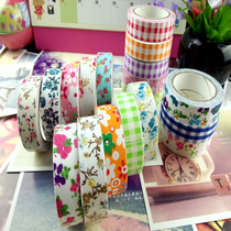 Cloth adhesive cotton fabric lace adhesive tapes Flowers Glue Paper Decoration Adhesive Tape Cloth Art Small Adhesive Tape