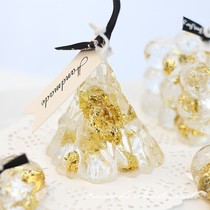 Gold foil senior aromatherapy candle jelly niche wedding gift Nordic style home fragrance decoration bedroom companion gift