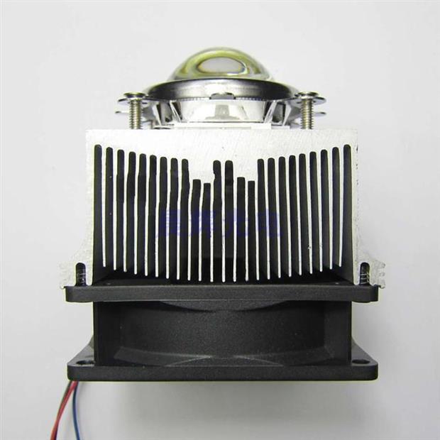 led散热器12vled专用风扇散热器聚光透镜投影机探照射灯车灯改装