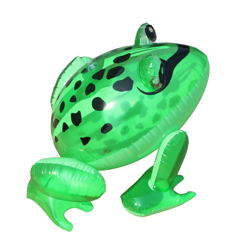 大号充气玩具卡通闪光青蛙玩具地摊发光青蛙动物发光弹跳青蛙