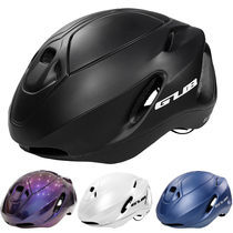 Road mountain bike pneumatic helmet dead flying folding field bicycle integrated light edging safety helmet