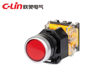 Xinling LAN38-22D-11 flat button one normally open one normally closed button