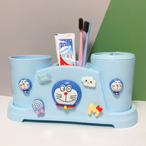 Cute cartoon toilet toothbrush holder tooth set single set mouthwash Cup childrens tooth Bowl Cup