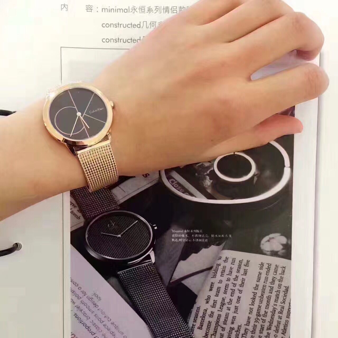 CK watch Hong Kong authentic ladies women's watch men's couple table K3M21621 K3M2112N nationwide warranty