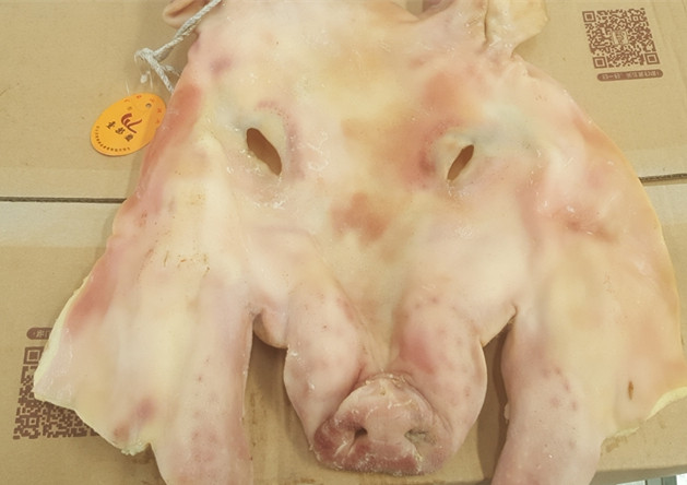 大别山腊猪脸 安徽特产猪笑脸猪脸皮 4斤左右 一份包邮江浙沪皖