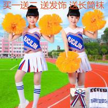 61 New childrens La La exercise performance clothing Childrens aerobics dance childrens cheerleading stage performance clothing