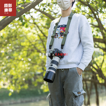 CAMMI Double Buckle Large Quick Detached Buckle Design Camera Braces Single Counter Camera Photo Shoulder Strap Micro Single Fast Regent Quick Demolition