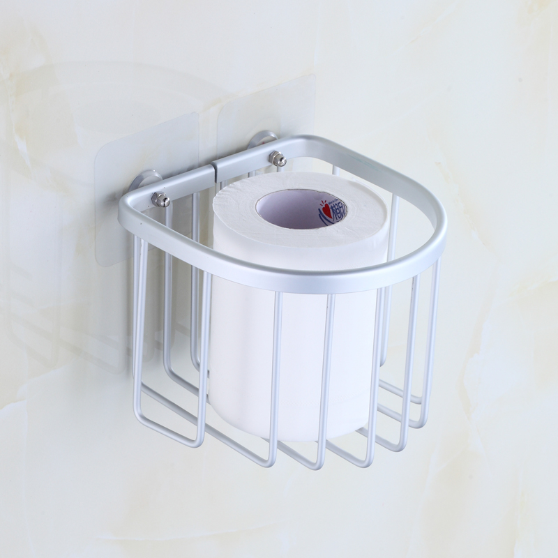免打孔厕纸架卷纸架厕所纸巾架卫生间放纸马桶纸巾盒壁挂卫生纸架