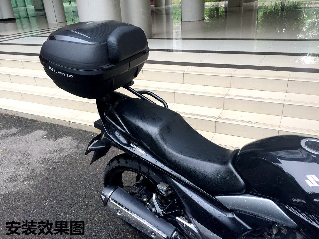 摩托车后备箱带灯黄龙190x暴锋眼 gw250摩托车后尾箱万里豪e62