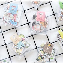 Creative girls hand account sticker pack cute expression pack cartoon mini sticker diary decoration childrens stickers