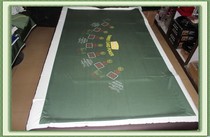 RUITEN genuine three cards entertainment table cloth boutique 3 tablecs waterproof and flame retardant can be set