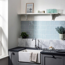 Net red porcelain small square brick wall brick kitchen bathroom bathroom background wall Nordic restaurant tile Balcony floor tile