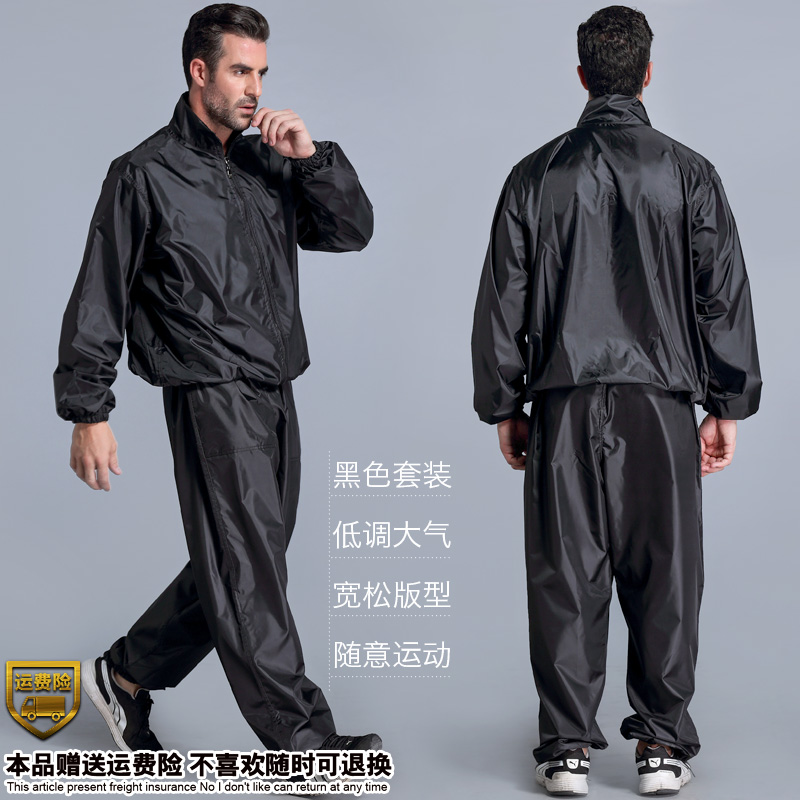 健身减肥跳操服套装男士减肥裤桑拿衣服出汗舞蹈练功服减脂瘦身产品展示图3