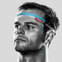 Sweat-and-sweat movement head with silicone perspiration for men and women to stop sweating with outdoor fitness rides