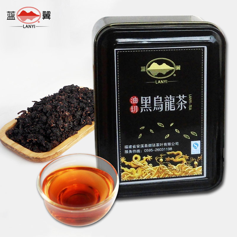 买1送5共420g 蓝翼油切黑乌龙茶 特级正宗原叶浓香型乌龙茶OSK产品展示图4