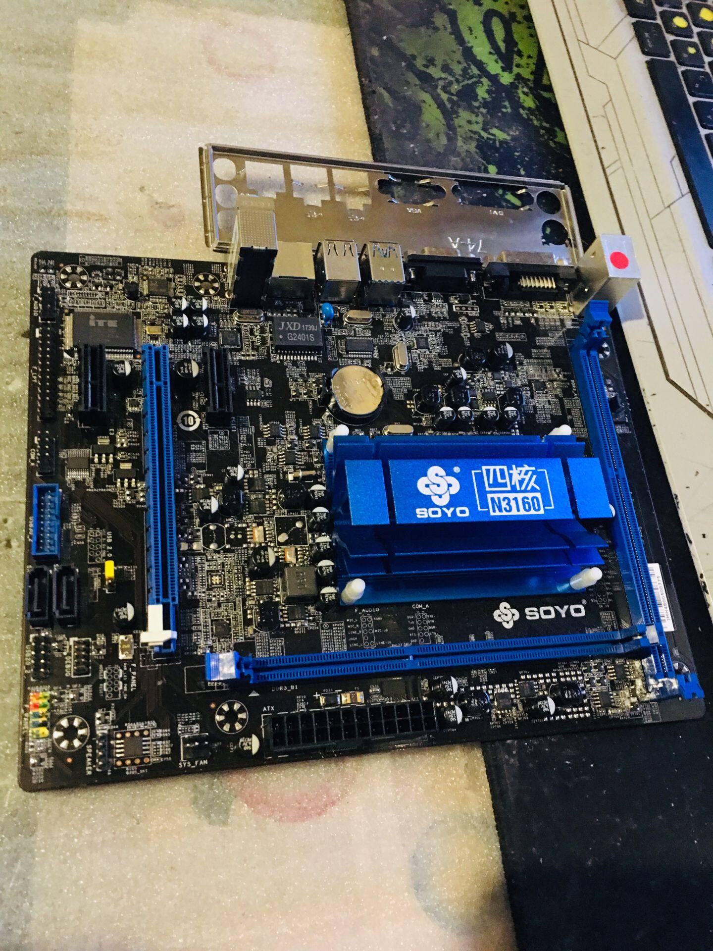 梅捷n3150铭瑄n3150集成四核主板集成cpu低功耗