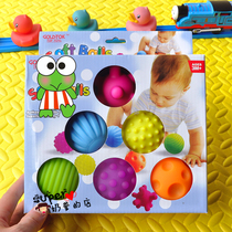 Baby early education Tactile ball Sensing ball 3-6-12 months baby massage soft ball texture hand grip ball toy