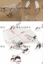 Suitable for Harley XL883 1200N C R L 48 72 windshield HD export 6MM thick