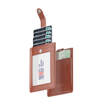 Card Holder Mens Pull-Out Laminated Anti-theft Brush Wallet Simple Ultra-thin Anti-degaussing Drivers License Bank Small Card Holder