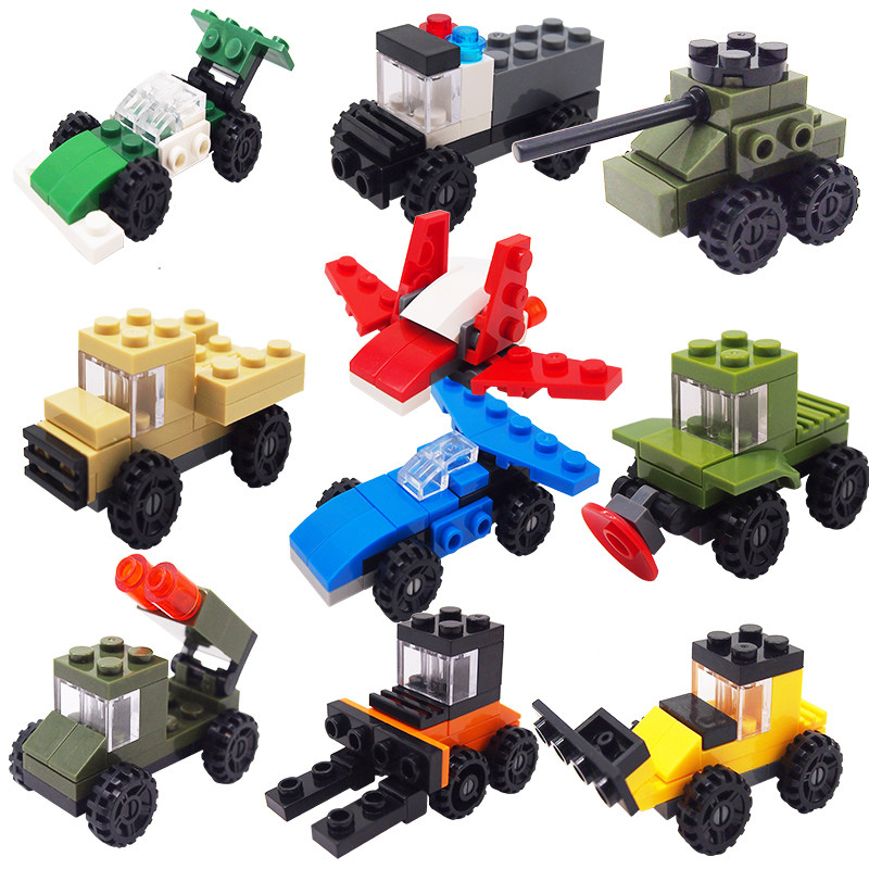 兼容乐高幼儿园组装拼接儿童益智玩具拼装军事积木男孩 6-8岁包邮