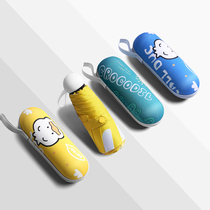 Japan CK Parasol Female sunscreen UV protection UV rain dual-purpose folding mini portable capsule umbrella