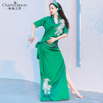 Allure dance new belly dance baladi satin robe Oriental dance competition performance group performance suit
