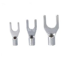 SNB1 25-4 FORK TYPE BARE END TERMINAL BLOCK 1 5 SQUARE 4MM SCREW HOLE UT TERMINAL NOSE fork TYPE