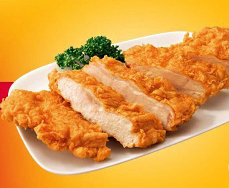 卡兹脆鸡排油炸美食酥香脆特色小吃鸡肉酒店家庭方便食材