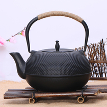 Large capacity iron pot Xuan Tietang Japanese cast iron teapot handmade non-coated large iron pot Southern Kettle tea set