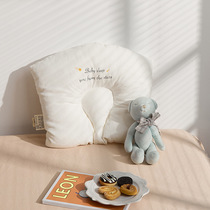Outlet A baby pillow anti-partial head styling pillow 0-1-2-year-old baby breathable anti-mite worm newborn washable