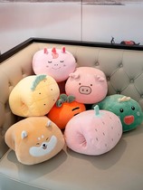 Japanese cartoon warm hand pillow insert hand cover girl cute plush hand cover nap pillow office