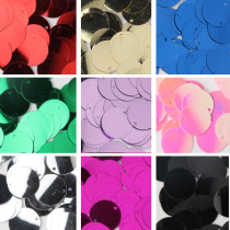 20mm side hole sequins hanging pieces beads DIY handmade clothing accessories accessories dance clothes shoes and hats decoration 10 grams