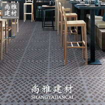 Industrial imitation steel plate iron plate floor tile 600x60 Living Room restaurant bar personality retro brick tile metal antique brick