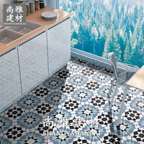 Moroccan vintage geometric 300 tile restaurant bar tile toilet wall tile balcony kitchen non-slip floor tiles