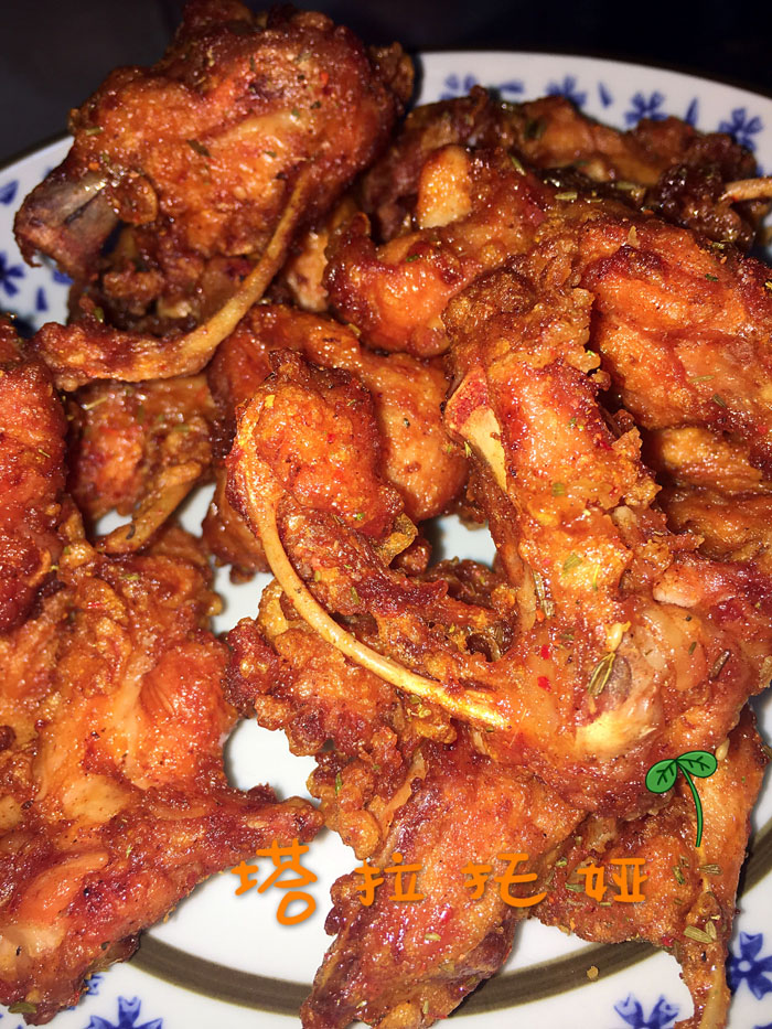 清真食品 东北风味小吃 炸鸡叉 即食美味 约300克 四份以上包邮