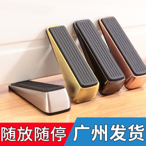 Removable Door Plug Anticollision New Wedge Top Door Instrumental Safety Windproof Room Door Obstructer Positioned Home Alloy Door Stopper
