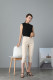 2023 Spring and Summer Korean Style New Slim Fit Casual Small Straight Cropped Pants 9 Points Long Pants Large Pants ສົ່ງຟຣີ