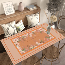 tpu table cloth waterproof and anti-washable home rectangular table top cloth light luxurious garden windy tea table cushion thick