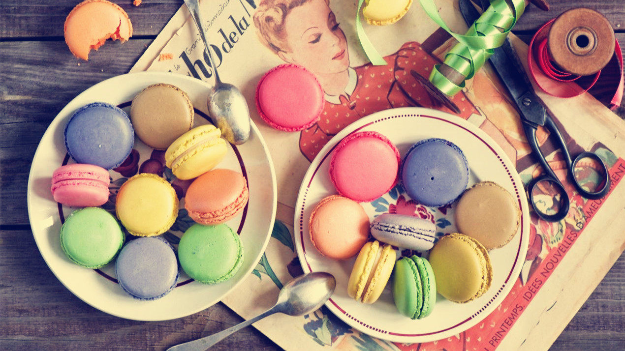 马卡龙色大衣,永远少女心