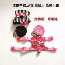 Ferret chinchat Demon King Squirrel Squirrel Squirrel Dutch Pig Rabbit Break Strap Traction Rope