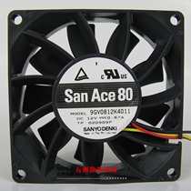 New 8025 12V three-wire speed measurement 8CM large air volume cooling fan 9GV0812K4011