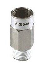 Fine SMC type inner and outer wire thread one-way check valve AKB03B-03S AKB04B-04S