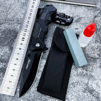 Outdoor multifunctional fruit small knife sharp outdoor anti-body portable stainless steel carry-on open box knife folding knife