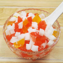 Milk tea magic crystal fruit 2 5kg three-color crystal fruit milk tea special color jelly pulp tea ingredients