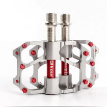 New Sanpeilin bearing pedal bicycle pedal mountain bike pedal CNC lightweight aluminum alloy pedal