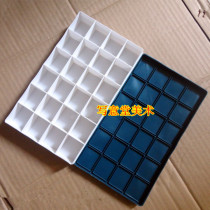 Wholesale 24 style color box Rubber soft cover pigment box Color palette Anti-color leakage powder box Art supplies