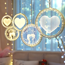 Led loving hanging light romantic surprise rooms ins decorative lights small festoons flashlights full of Star cours wedding arrangements