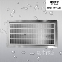 Drain tray Water filter tray Embedded long hole drip tray Coffee milk tea bar 304 stainless steel